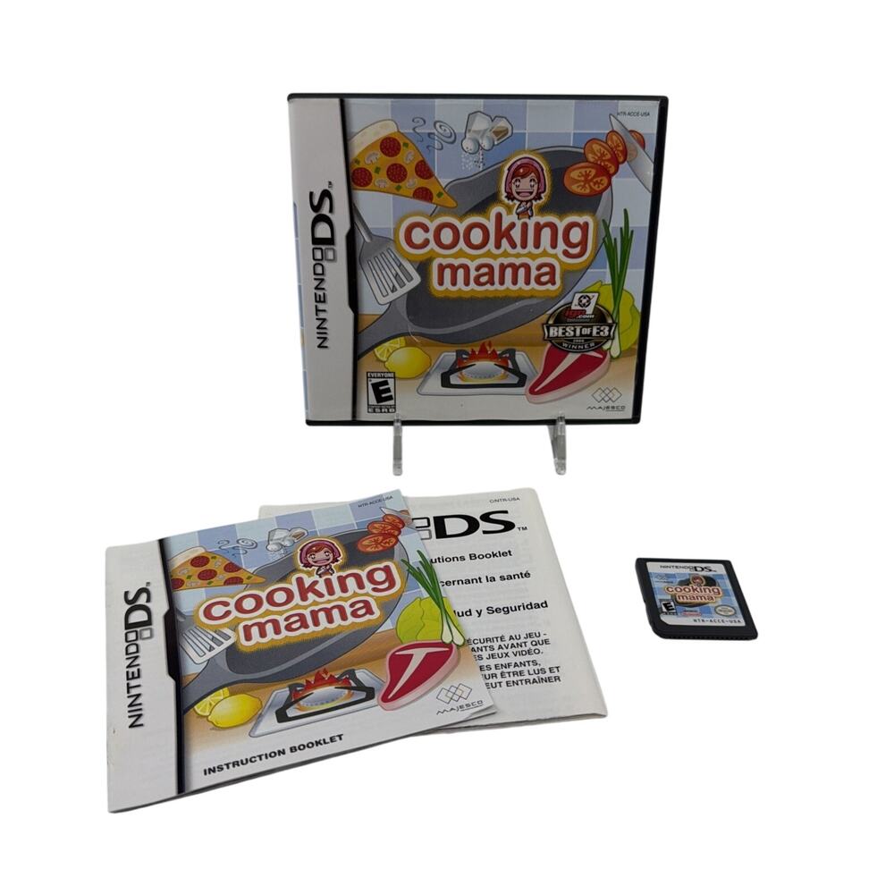 Cooking Mama Nintendo DS - Complete CIB Tested Authentic
